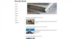 Desktop Screenshot of decodebook.com
