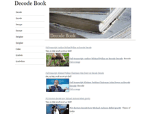 Tablet Screenshot of decodebook.com